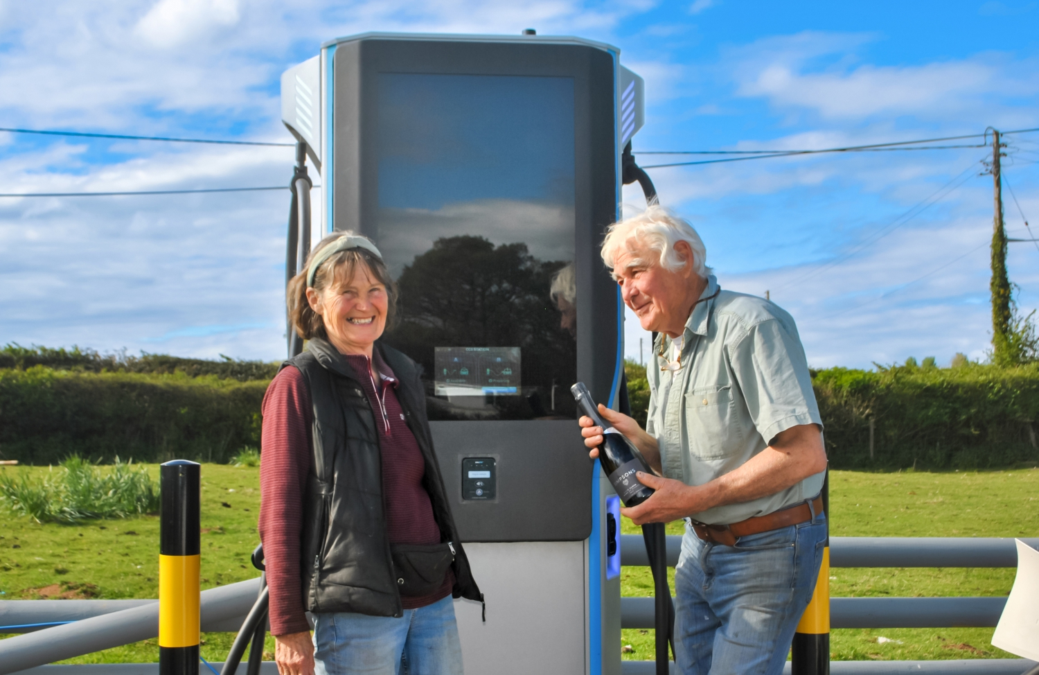 Injet Ampax DC Charging at a Private Farm Shop in Essex, UK