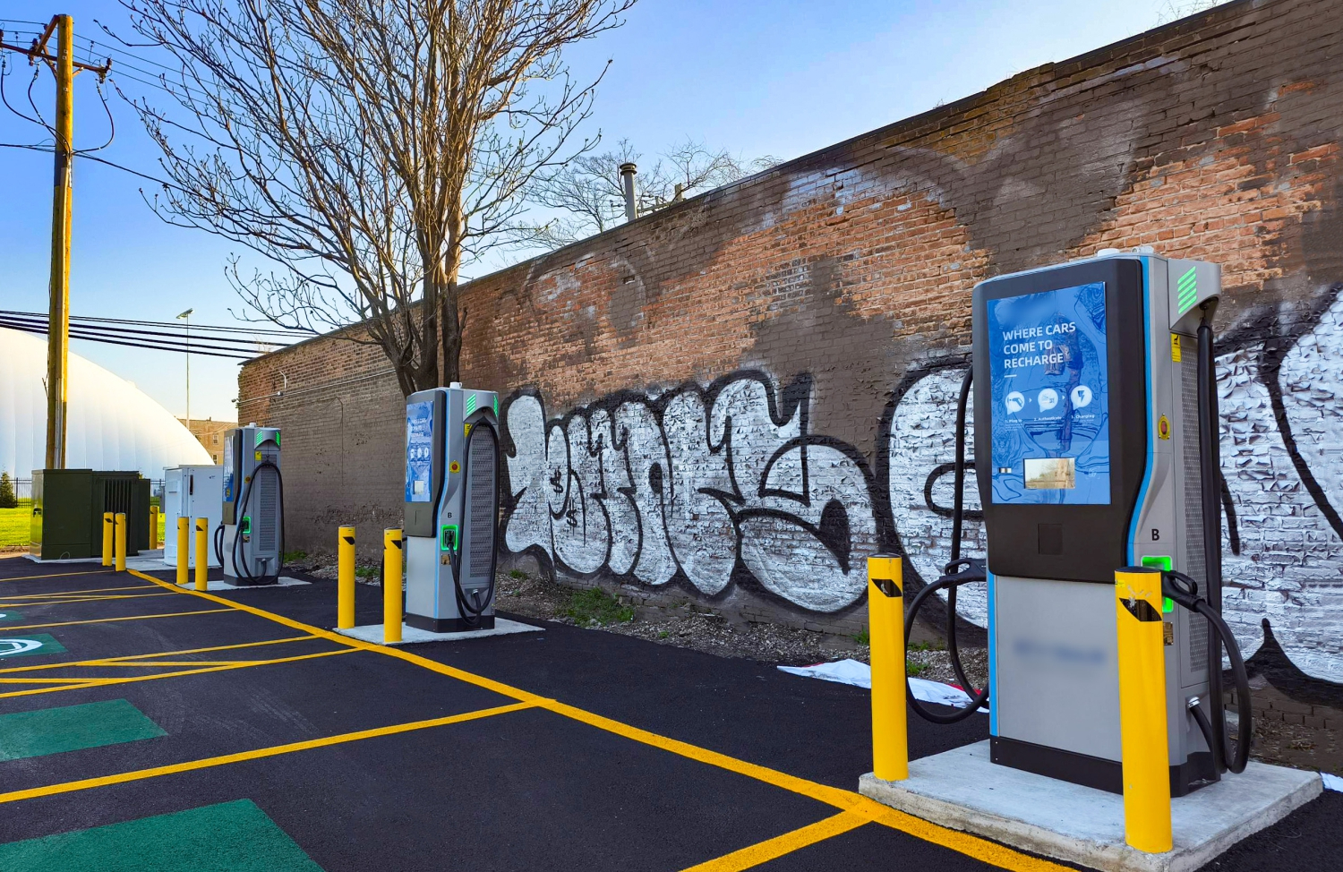 Injet Ampax DC Fast Charging Station in the United States