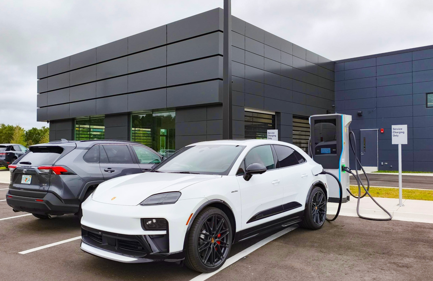 Injet Ampax Charging at a Porsche Dealership in Greenville, Mississippi