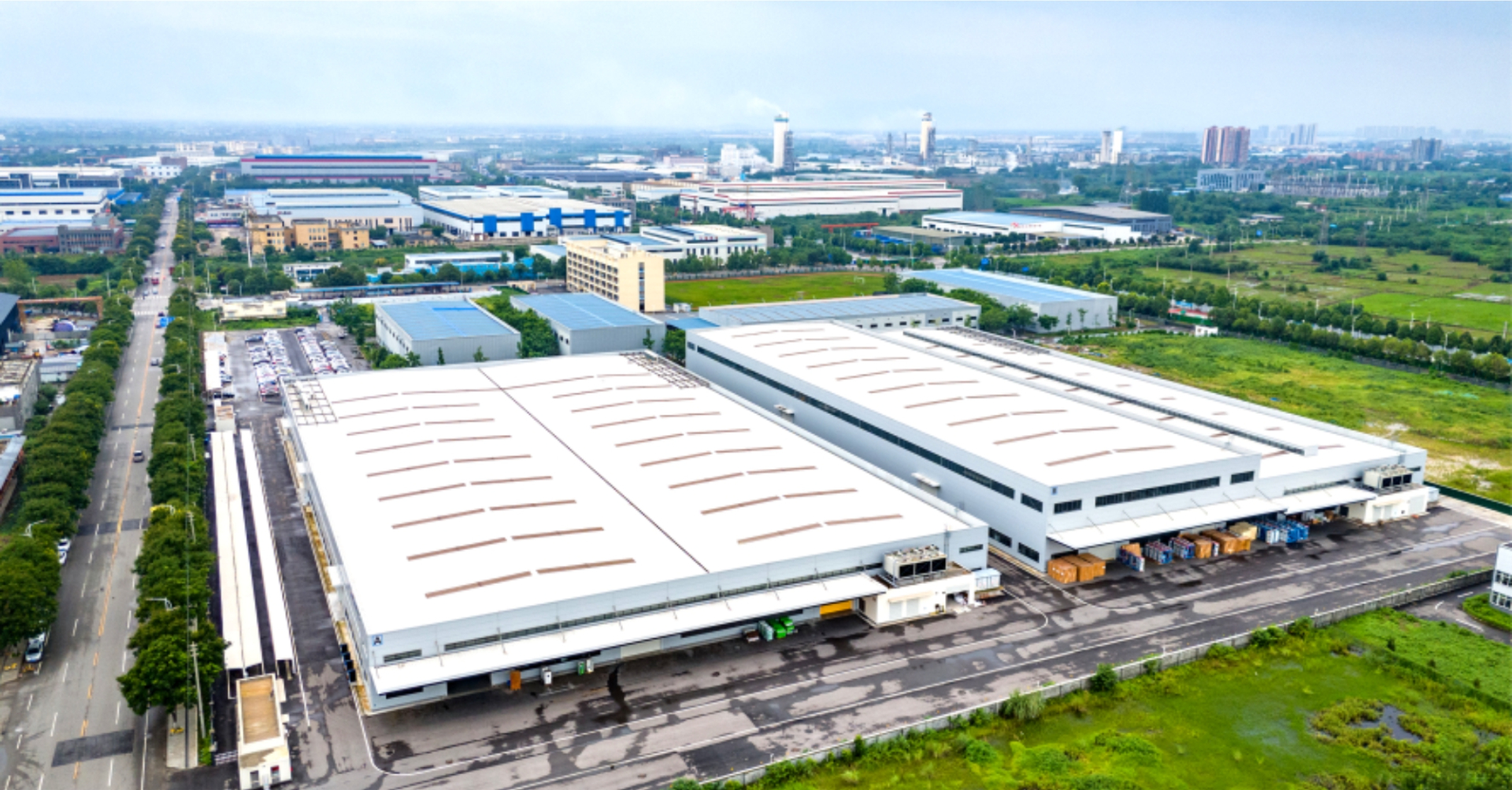 Aerial view of the factory 2
