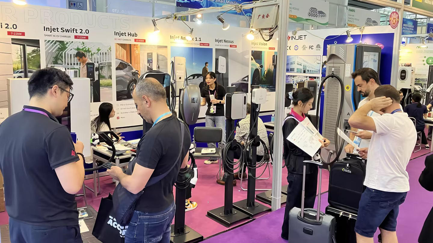 Injet New Energy Showcases Innovative Charging Solutions at the 136th Canton Fair